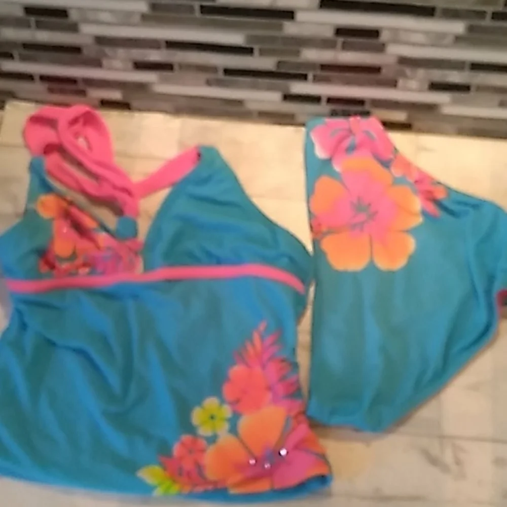 Justice swim 10 bikini 👙 bathing suit